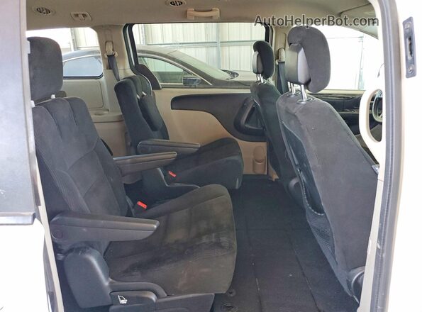 2C4RDGCG5GR384953 2016 DODGE GRAND White უკანა სალონის ხედი