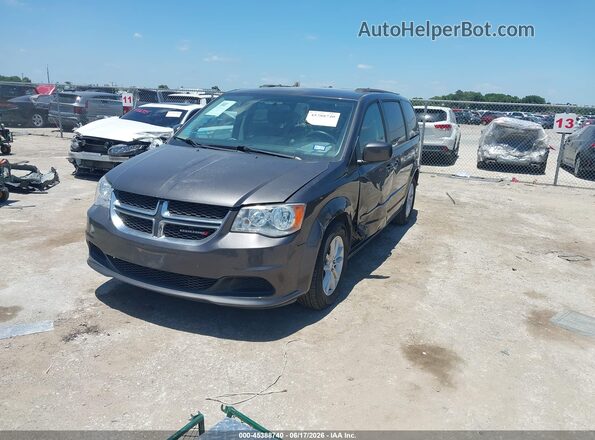 2C4RDGCG5GR388081 2016 DODGE GRAND CARAVAN Gray Առջևի ձախ երեք քառորդ տեսարան