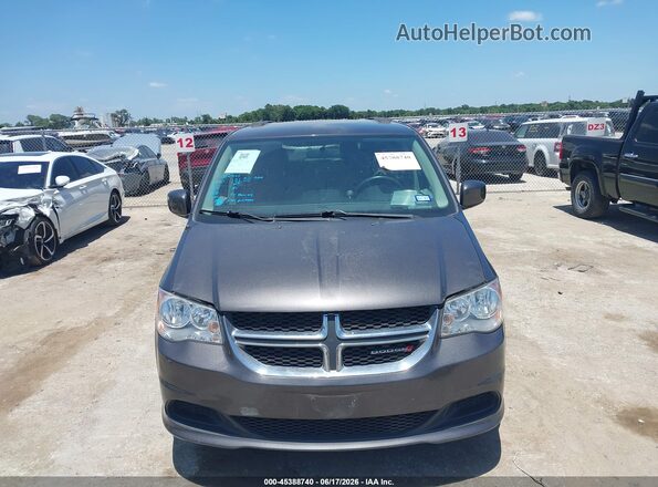 2C4RDGCG5GR388081 2016 DODGE GRAND CARAVAN Gray Առջևի վահանակի տեսք