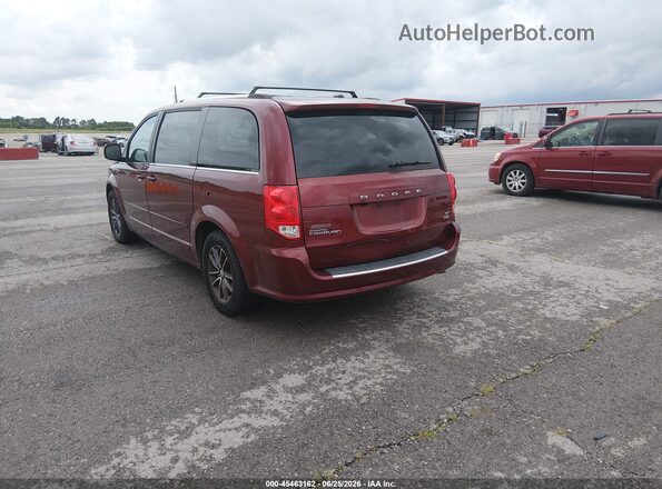 2C4RDGCG5HR801747 2017 DODGE GRAND CARAVAN Maroon Rear left