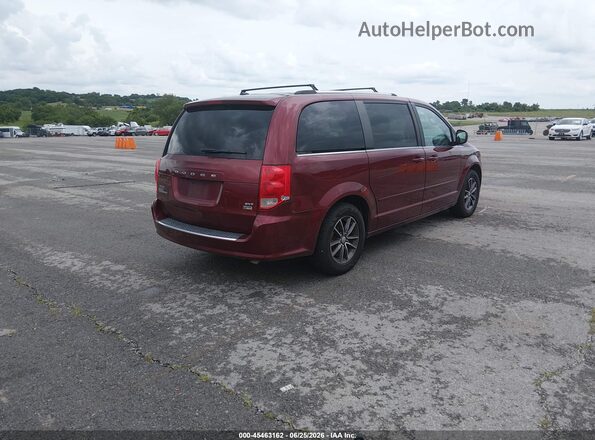 2C4RDGCG5HR801747 2017 DODGE GRAND CARAVAN Maroon Rear right