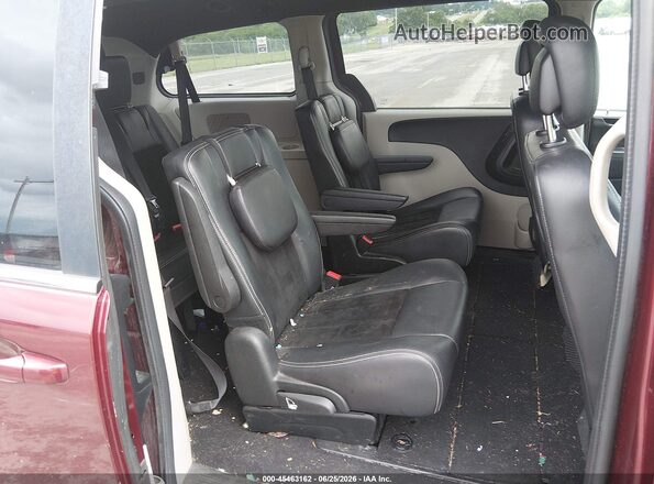 2C4RDGCG5HR801747 2017 DODGE GRAND CARAVAN Maroon VIN sticker view