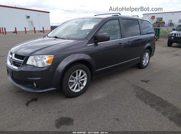 2C4RDGCG5KR663974 2019 DODGE GRAND CARAVAN Gray Առջևի ձախ երեք քառորդ տեսարան