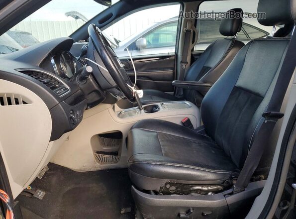 2C4RDGCG5KR690897 2019 DODGE GRAND Черный Вид салона спереди
