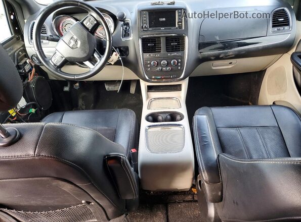 2C4RDGCG5KR690897 2019 DODGE GRAND Черный Вид панели приборов