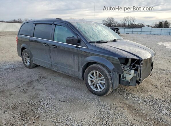 2C4RDGCG5KR690897 2019 DODGE GRAND Черный Передняя правая четверть