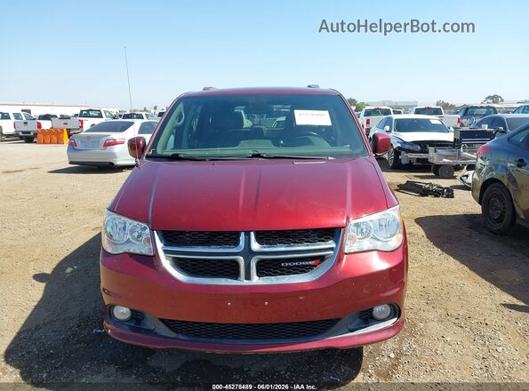 2C4RDGCG5KR724482 2019 DODGE GRAND CARAVAN Burgundy ხელსაწყოთა პანელის ხედი