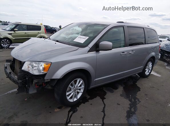 2C4RDGCG5KR807751 2019 DODGE GRAND CARAVAN Silver Առջևի ձախ երեք քառորդ տեսարան