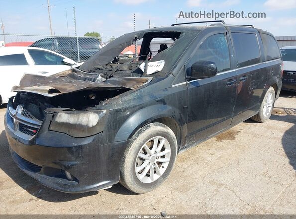 2C4RDGCG6JR239962 2018 DODGE GRAND CARAVAN Black Przód lewy