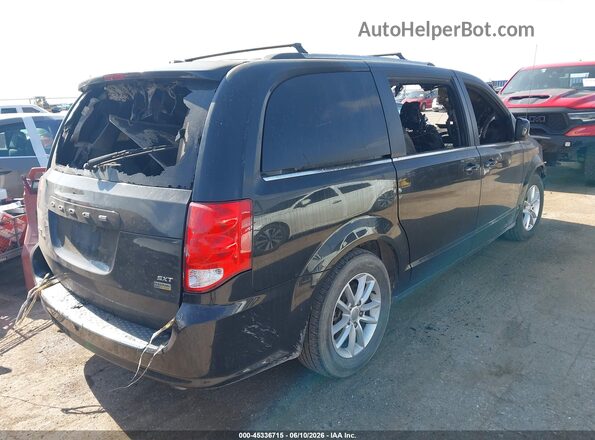 2C4RDGCG6JR239962 2018 DODGE GRAND CARAVAN Black Tył prawy