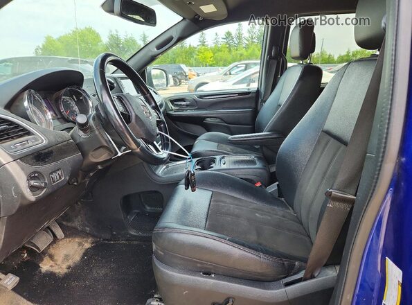 2C4RDGCG6LR180589 2020 DODGE GRAND Blue Vista interior delantera