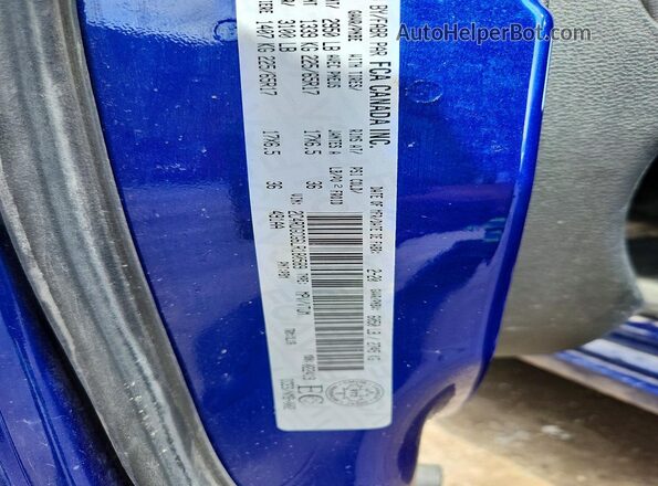 2C4RDGCG6LR180589 2020 DODGE GRAND Blue Vista interior de 360 grados