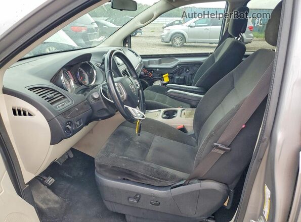 2C4RDGCG7GR311499 2016 DODGE GRAND Gray წინა სალონის ხედი