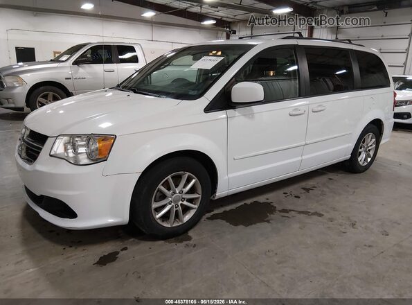 2C4RDGCG7GR317593 2016 DODGE GRAND CARAVAN White Vista tres cuartos delantera izquierda