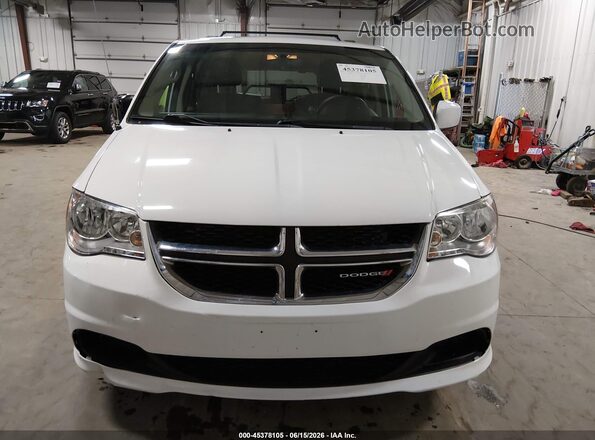 2C4RDGCG7GR317593 2016 DODGE GRAND CARAVAN White Vista del cuadro de instrumentos