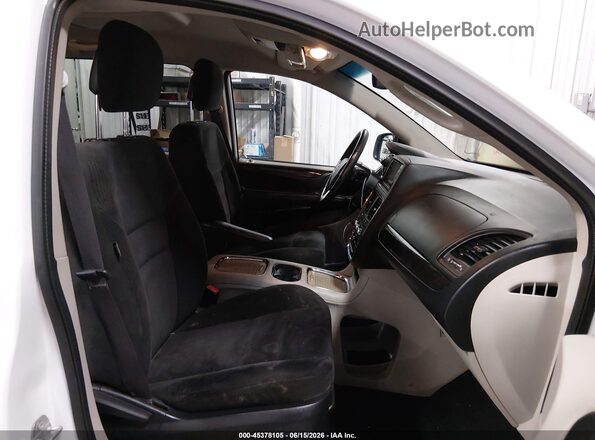 2C4RDGCG7GR317593 2016 DODGE GRAND CARAVAN White Vista interior delantera