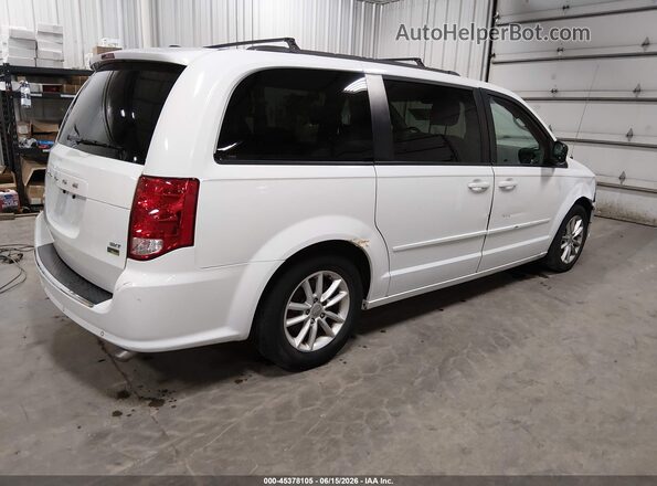 2C4RDGCG7GR317593 2016 DODGE GRAND CARAVAN White Trasero derecho