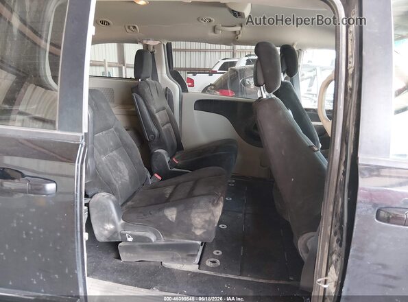 2C4RDGCG7GR336998 2016 DODGE GRAND CARAVAN Dark Blue Widok naklejki z numerem VIN