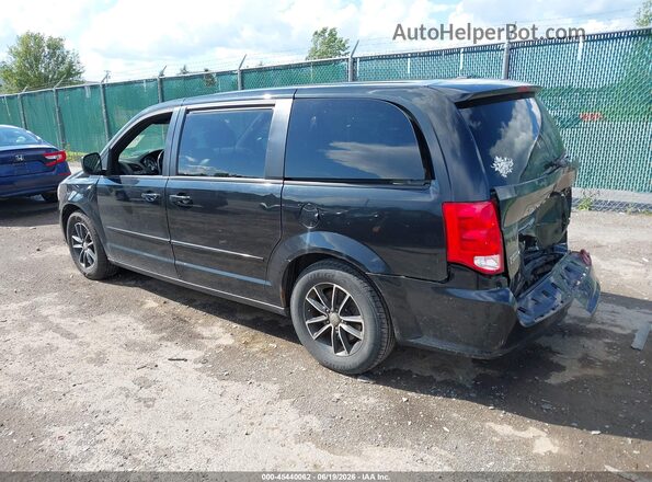 2C4RDGCG7HR574707 2017 DODGE GRAND CARAVAN Black Rear left