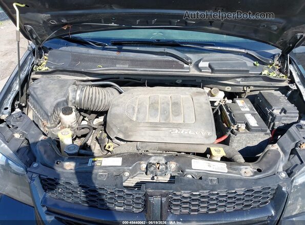 2C4RDGCG7HR574707 2017 DODGE GRAND CARAVAN Black Rear view