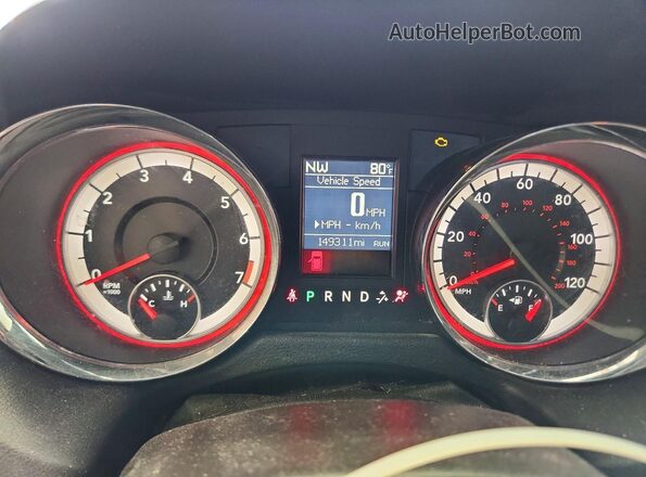 2C4RDGCG7HR713539 2017 DODGE GRAND Black Vista del cuadro de instrumentos
