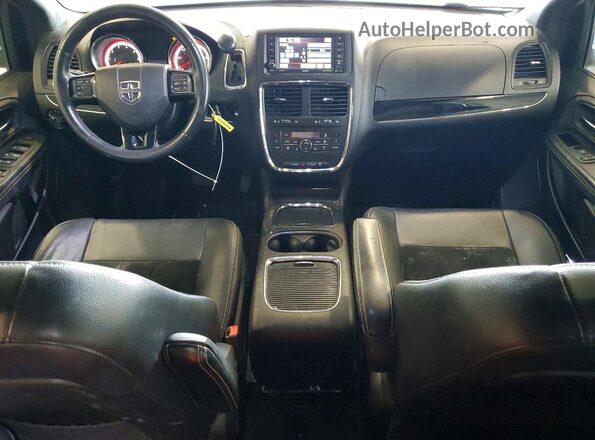 2C4RDGCG7HR829985 2017 DODGE GRAND Silver Առջևի վահանակի տեսք