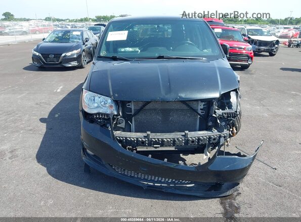 2C4RDGCG7HR847726 2017 DODGE GRAND CARAVAN Black ხელსაწყოთა პანელის ხედი