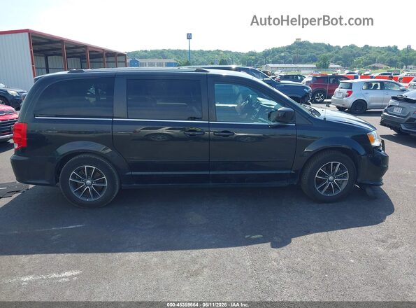 2C4RDGCG7HR847726 2017 DODGE GRAND CARAVAN Black უკანა სალონის ხედი