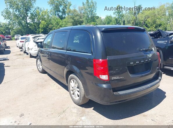 2C4RDGCG7JR184020 2018 DODGE GRAND CARAVAN Black Trasero izquierdo