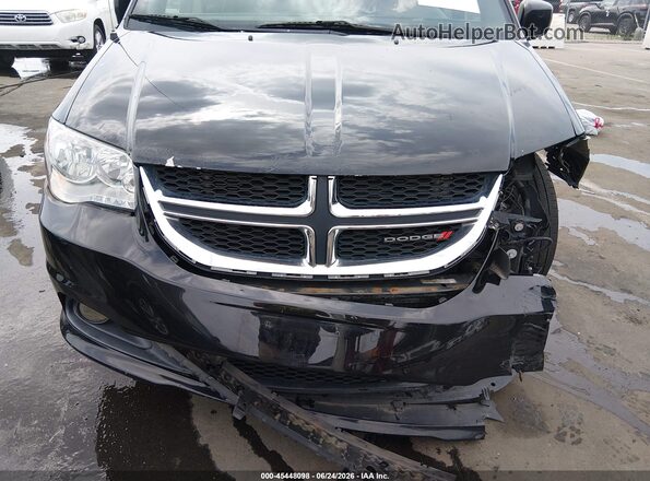 2C4RDGCG7JR248668 2018 DODGE GRAND CARAVAN Black წინა ხედი