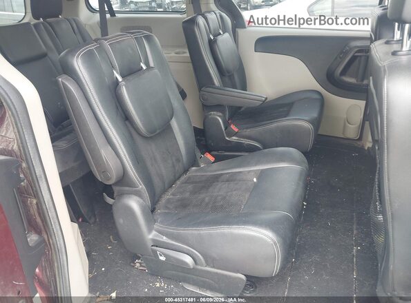 2C4RDGCG7JR325104 2018 DODGE GRAND CARAVAN Burgundy VIN კოდის სტიკერის ხედი