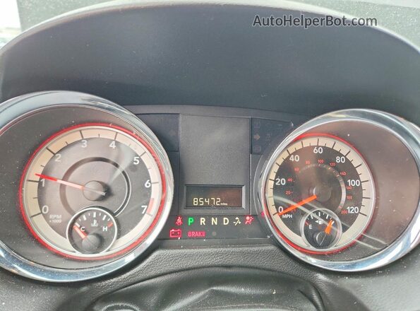 2C4RDGCG7JR326009 2018 DODGE GRAND Charcoal Вид щитка приладів