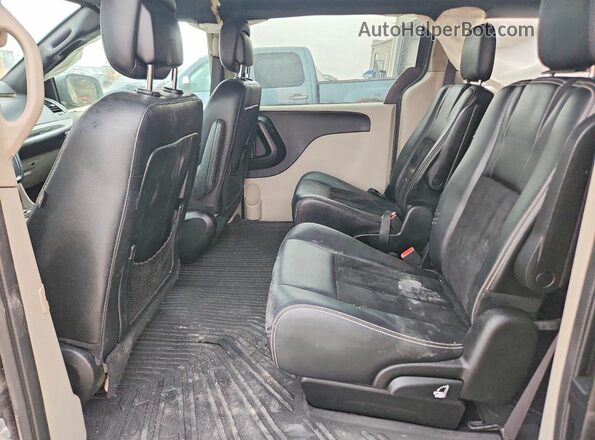 2C4RDGCG7JR326009 2018 DODGE GRAND Charcoal Вид задньої частини салону