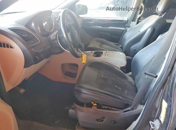 2C4RDGCG7KR713130 2019 DODGE GRAND Серый Вид салона спереди