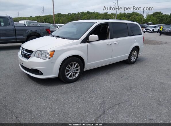 2C4RDGCG7LR225281 2020 DODGE GRAND CARAVAN Белый Передняя левая четверть