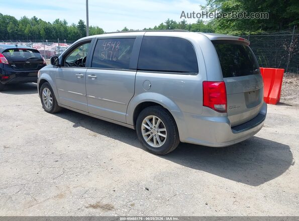 2C4RDGCG8GR323452 2016 DODGE GRAND CARAVAN Silver Հետևի ձախ