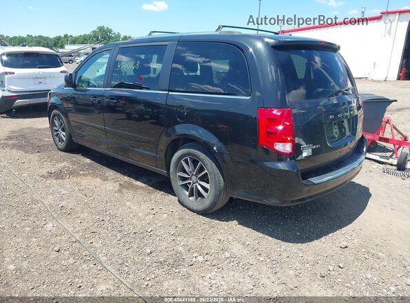 2C4RDGCG8HR666523 2017 DODGE GRAND CARAVAN Black Trasero izquierdo