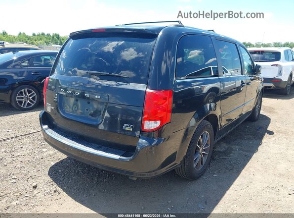 2C4RDGCG8HR666523 2017 DODGE GRAND CARAVAN Black Trasero derecho