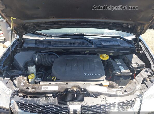 2C4RDGCG8HR666523 2017 DODGE GRAND CARAVAN Black Vista trasera