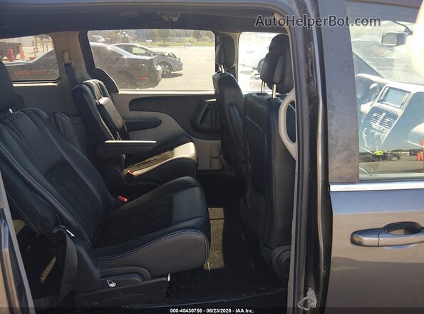 2C4RDGCG8HR749580 2017 DODGE GRAND CARAVAN Gray VIN sticker view