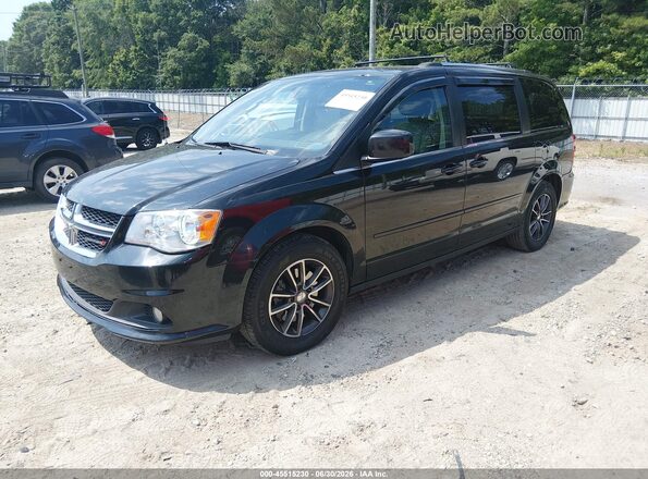 2C4RDGCG8HR829106 2017 DODGE GRAND CARAVAN Black Front left