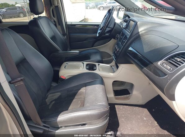 2C4RDGCG8HR863272 2017 DODGE GRAND CARAVAN Silver წინა სალონის ხედი
