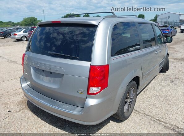 2C4RDGCG8HR863272 2017 DODGE GRAND CARAVAN Silver უკანა მარჯვენა