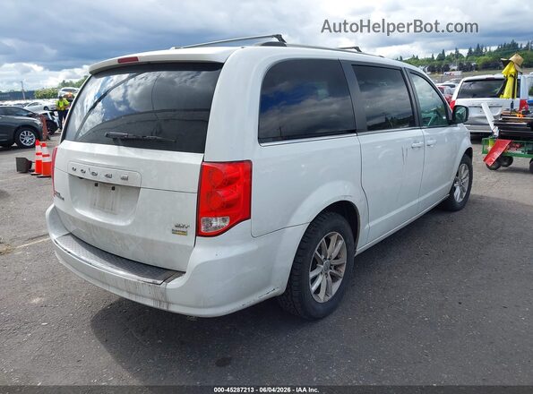 2C4RDGCG8JR223021 2018 DODGE GRAND CARAVAN White Tył prawy