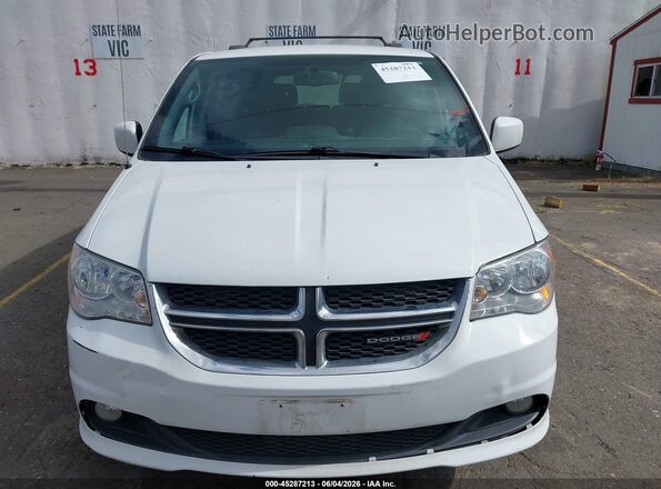 2C4RDGCG8JR223021 2018 DODGE GRAND CARAVAN White Widok zestawu wskaźników