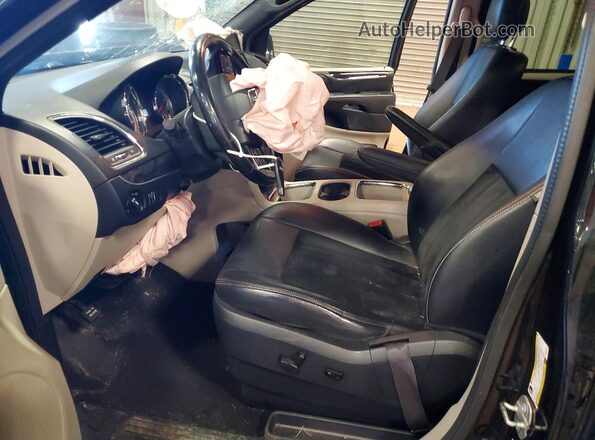 2C4RDGCG8JR301572 2018 DODGE GRAND Black Vista interior delantera