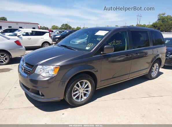 2C4RDGCG8KR690246 2019 DODGE GRAND CARAVAN Brown Vista tres cuartos delantera izquierda