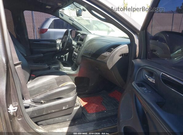 2C4RDGCG9GR146488 2016 DODGE GRAND CARAVAN Gray წინა სალონის ხედი