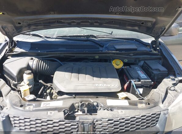 2C4RDGCG9GR146488 2016 DODGE GRAND CARAVAN Gray უკანა ხედი