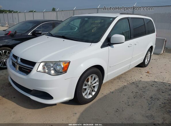 2C4RDGCG9GR273922 2016 DODGE GRAND CARAVAN White Առջևի ձախ երեք քառորդ տեսարան
